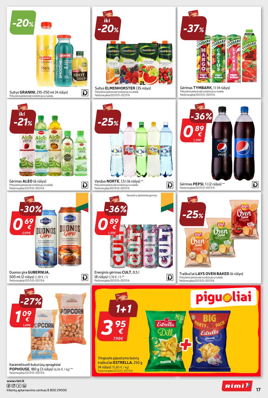 Rimi savaitinis leidinys akcijos nuo 
  2023-10-03 iki 
  2023-10-09 | Leidinukas.lt puslapis 17