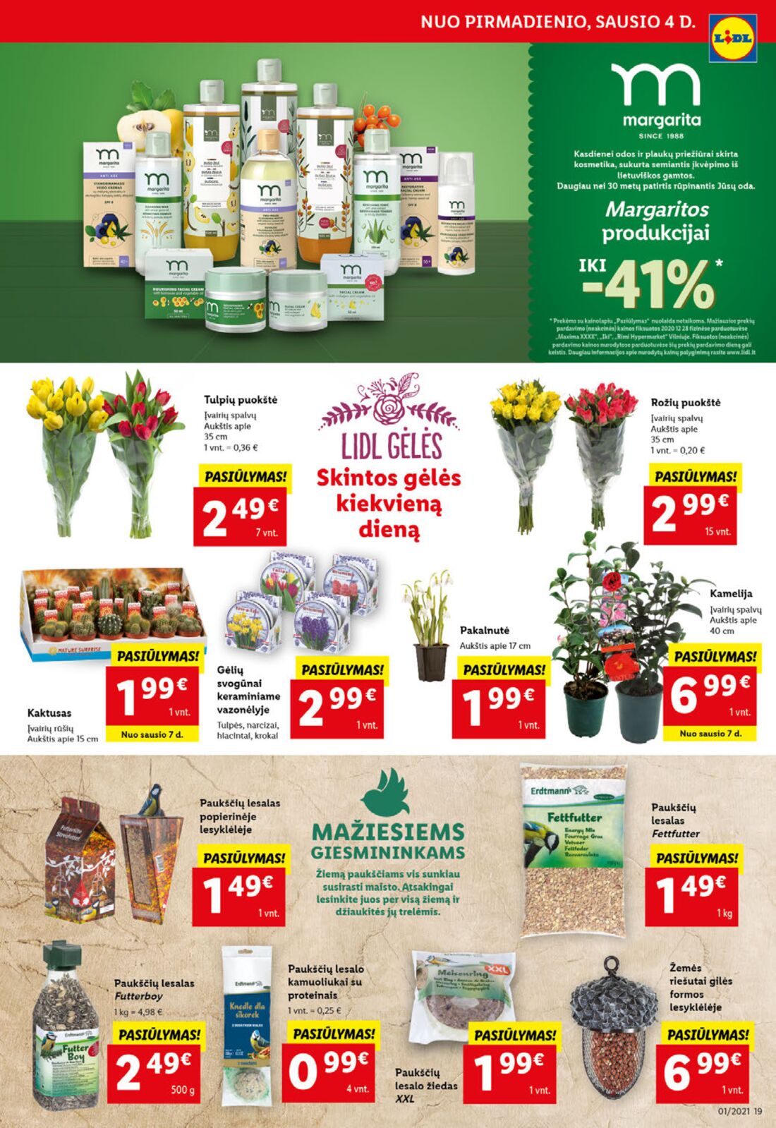 Lidl savaitinis leidinys akcijos nuo 
  2021-01-04 iki 
  2021-01-10 | Leidinukas.lt puslapis 19