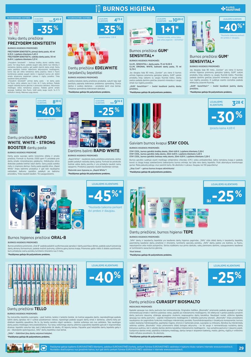 Euro vaistinė katalogas akcijos nuo
2025-07-01 iki
2025-07-31 | Leidinukas.lt puslapis 29