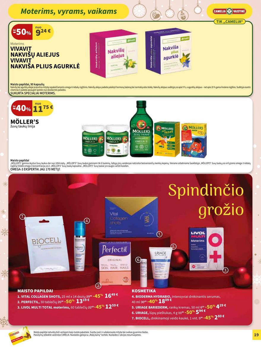 Camelia leidinys akcijos nuo 
  2025-12-01 iki 
  2025-12-31 | Leidinukas.lt puslapis 19