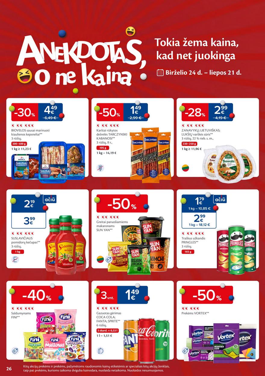 Maxima savaitinis leidinys akcijos nuo
2025-06-24 iki
2025-06-30 | Leidinukas.lt puslapis 26