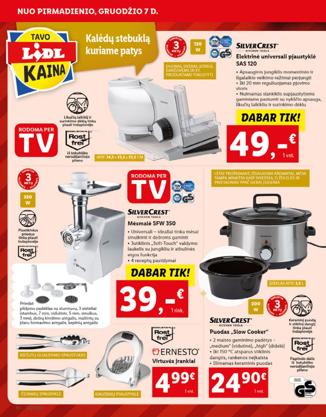 Lidl savaitinis leidinys akcijos nuo 
  2020-12-07 iki 
  2020-12-13 | Leidinukas.lt puslapis 30