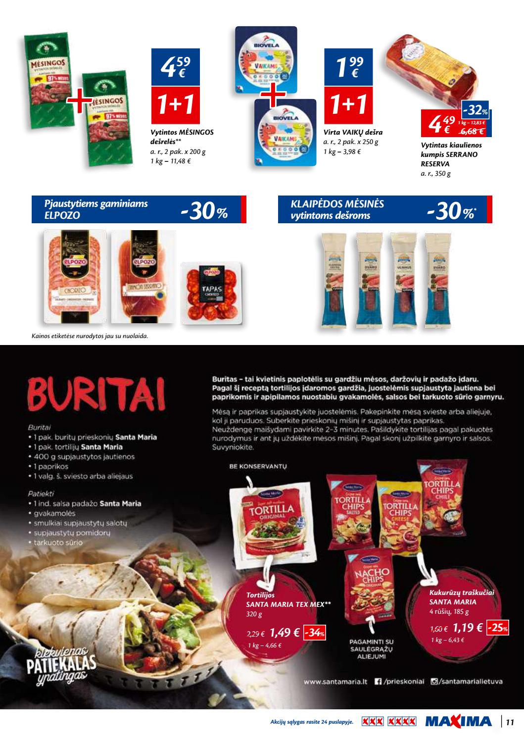 Maxima kaininis leidinys akcijos nuo 
  2019-08-15 iki 
  2019-08-28 | Leidinukas.lt puslapis 11