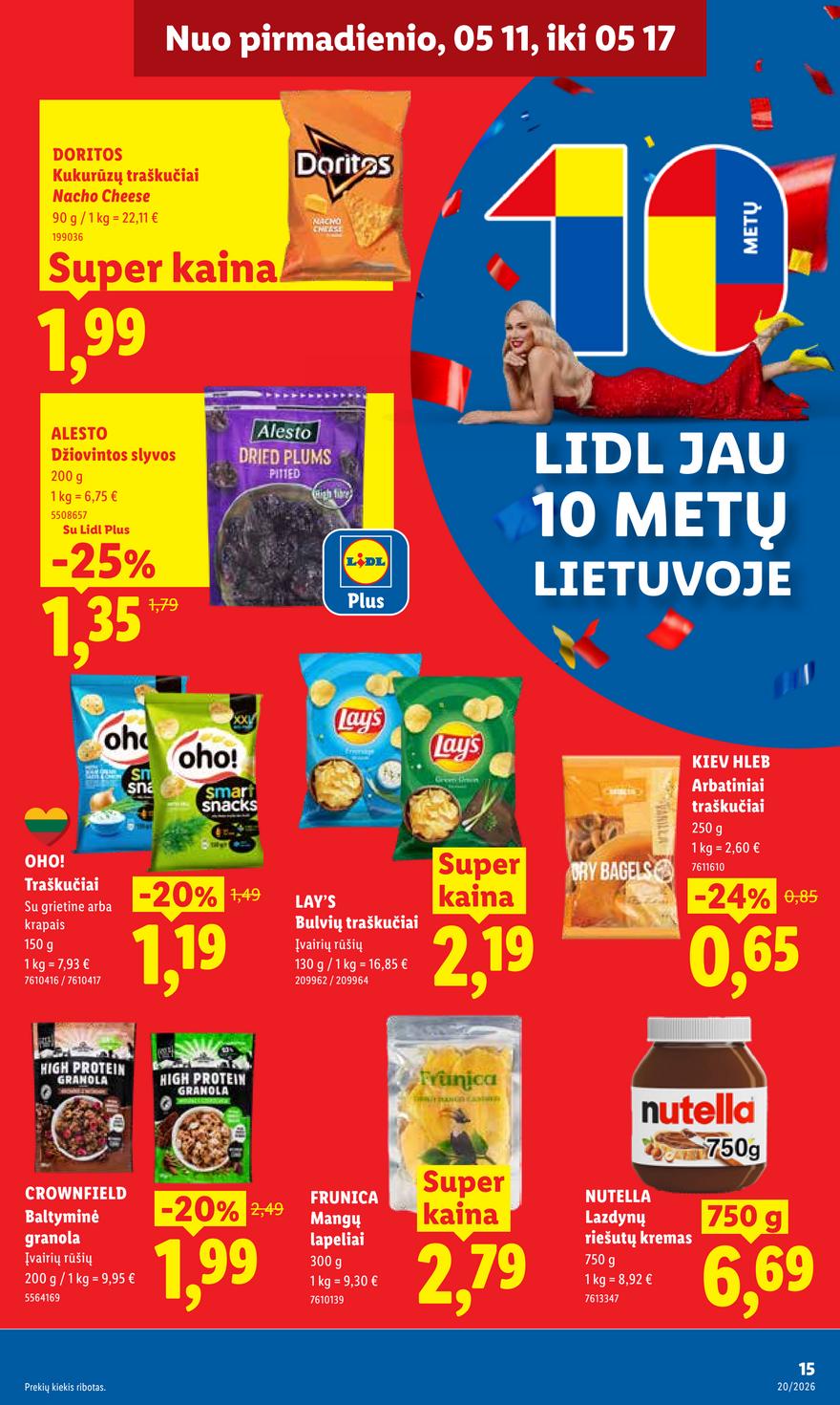 Lidl leidinys akcijos nuo 
  2026-05-11 iki 
  2026-05-17 | Leidinukas.lt puslapis 15