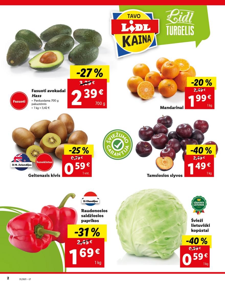 Lidl maisto prekių pasiūlymai akcijos nuo 
  2021-08-02 iki 
  2021-08-08 | Leidinukas.lt puslapis 2