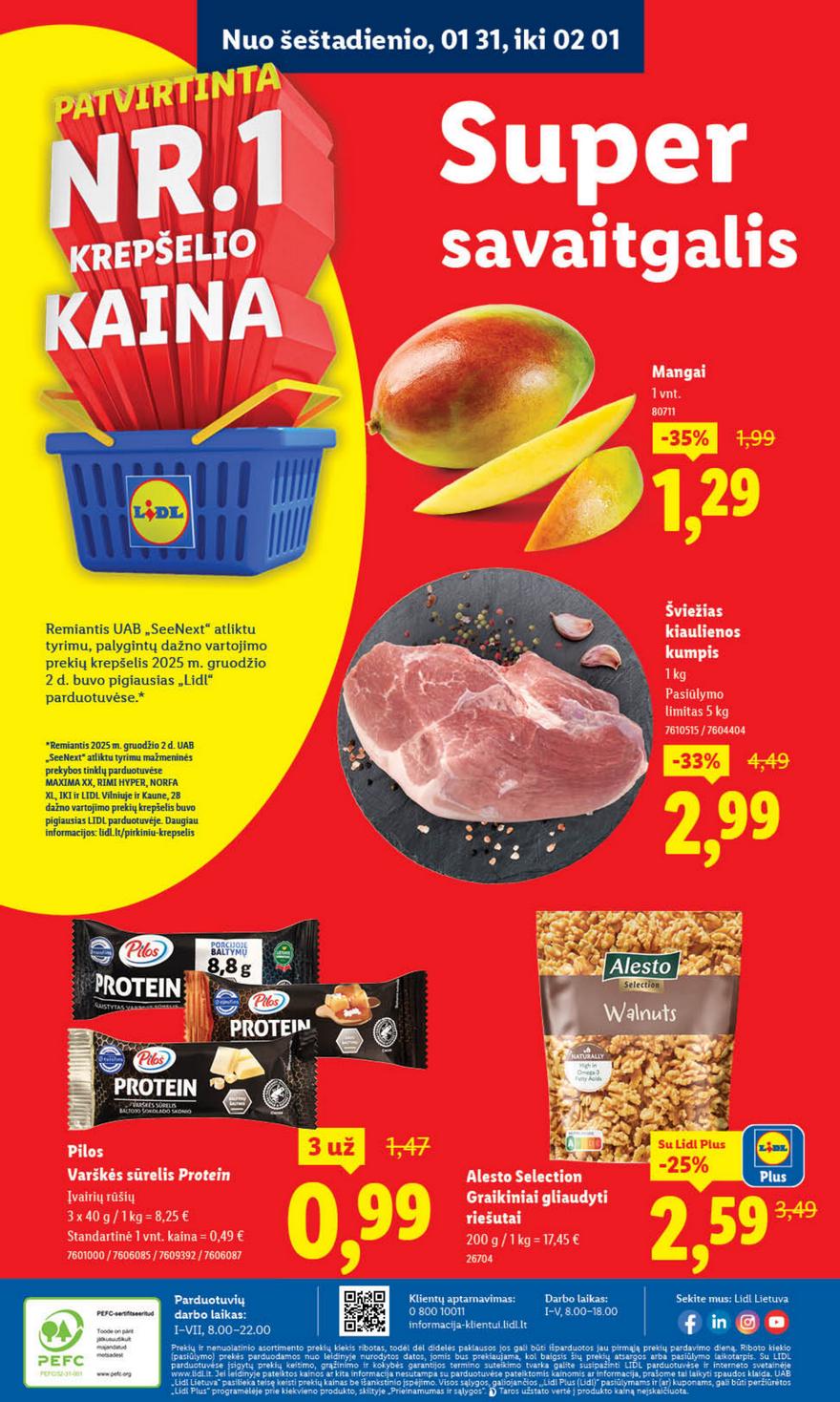 Lidl leidinys naujas akcijos nuo 
  2026-01-26 iki 
  2026-02-01 | Leidinukas.lt puslapis 30