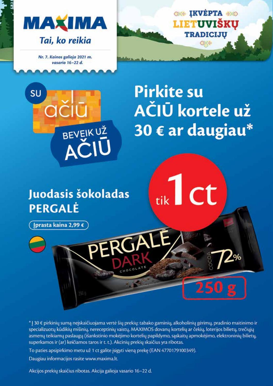 Maxima kaininis leidinys akcijos nuo 
  2021-02-16 iki 
  2021-02-22 | Leidinukas.lt puslapis 1