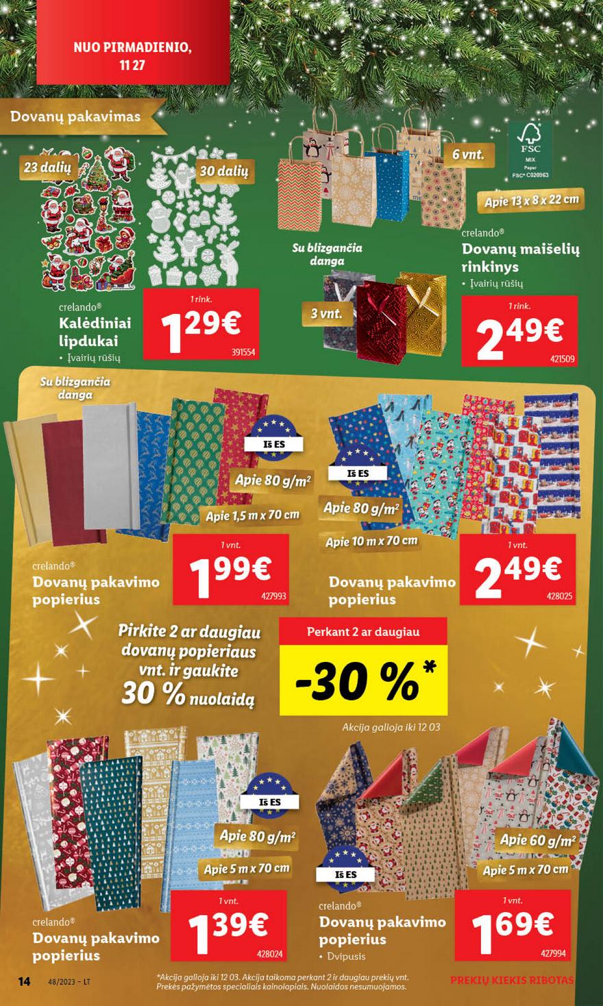 Ldil ne maisto prekių pasiūlymai akcijos nuo 
  2023-11-27 iki 
  2023-12-03 | Leidinukas.lt puslapis 14