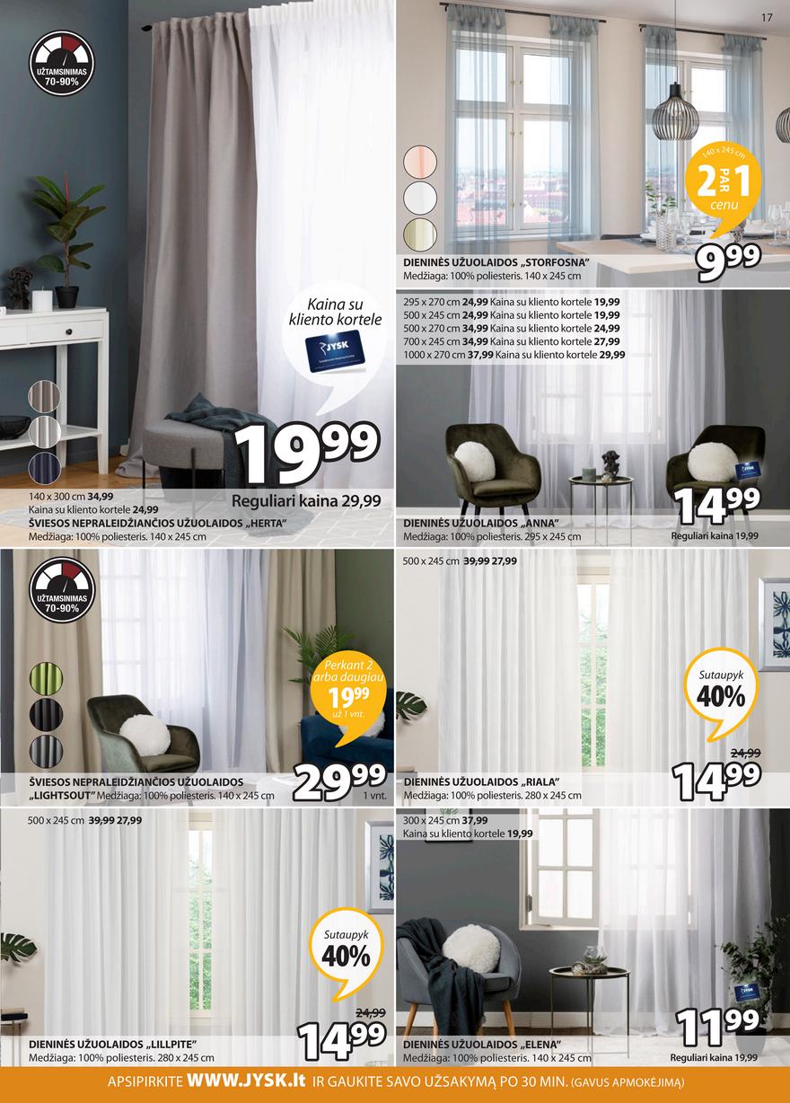 Jysk leidinys akcijos nuo 
  2021-09-21 iki 
  2021-09-27 | Leidinukas.lt puslapis 17