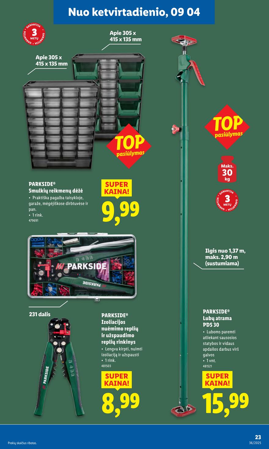 Lidl ne maisto leidinys akcijos nuo 
  2025-09-01 iki 
  2025-09-07 | Leidinukas.lt puslapis 23