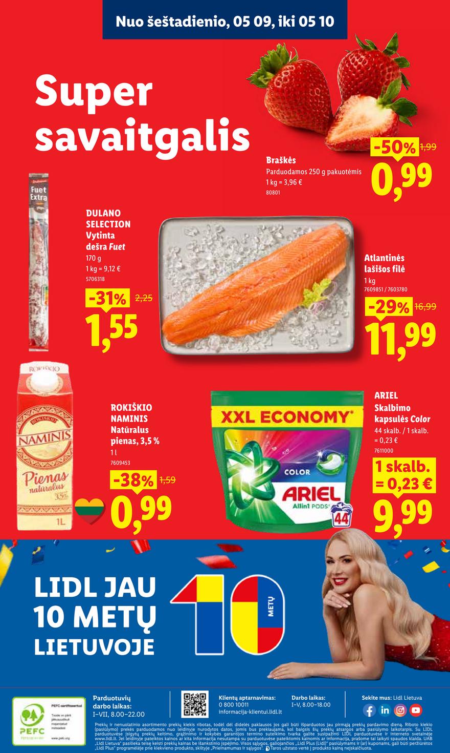 Lidl leidinys akcijos nuo 
  2026-05-04 iki 
  2026-05-10 | Leidinukas.lt puslapis 52