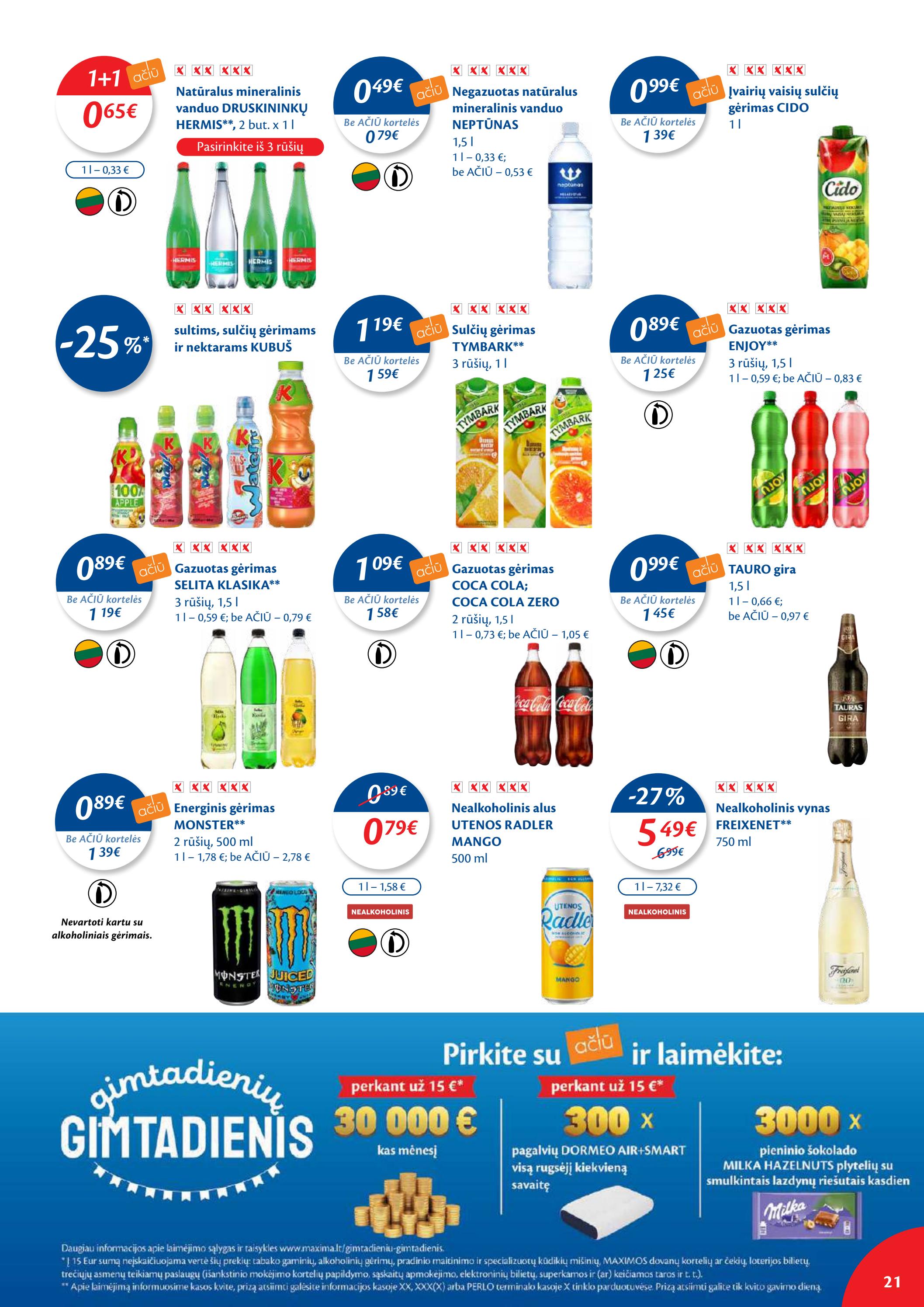 Maxima kaininis leidinys akcijos nuo 
  2022-09-06 iki 
  2022-09-12 | Leidinukas.lt puslapis 21