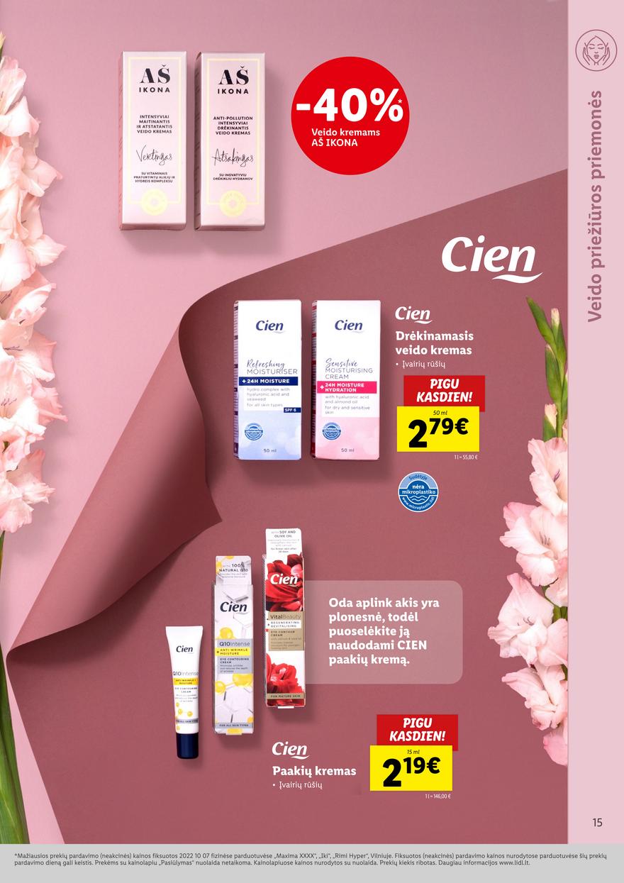 Lidl pasiūlymai akcijos nuo 
  2022-10-13 iki 
  2022-10-19 | Leidinukas.lt puslapis 15