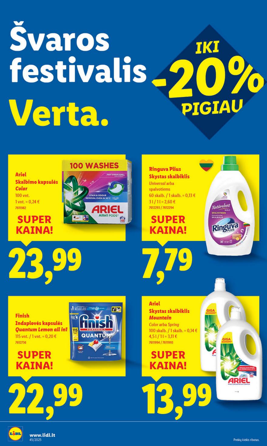 Lidl leidinys akcijos nuo 
  2025-11-03 iki 
  2025-11-09 | Leidinukas.lt puslapis 46