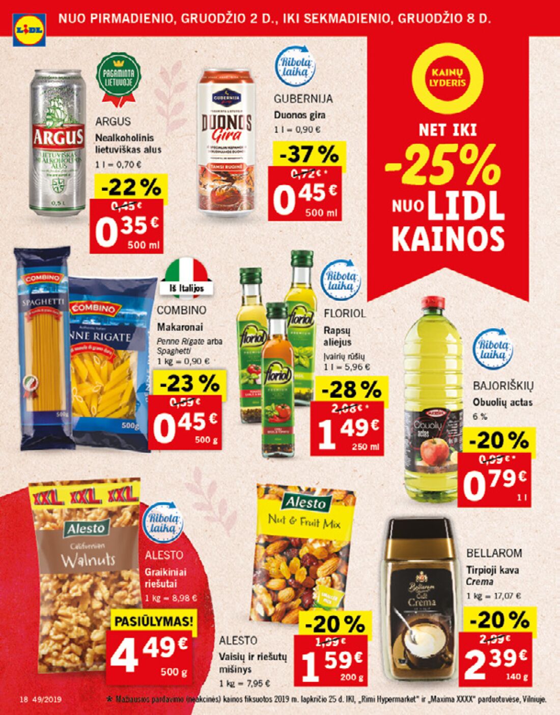 Lidl savaitinis leidinys akcijos nuo 
  2019-12-02 iki 
  2019-12-08 | Leidinukas.lt puslapis 18