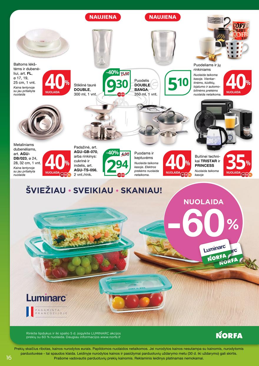 Norfos kaininis leidinys akcijos nuo
2022-07-28 iki
2022-08-10 | Leidinukas.lt puslapis 16