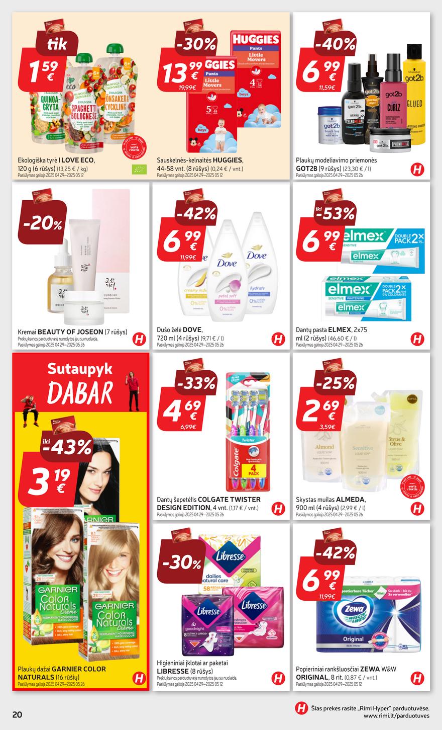Rimi savaitinis leidinys 19 akcijos nuo 
  2025-05-06 iki 
  2025-05-12 | Leidinukas.lt puslapis 24