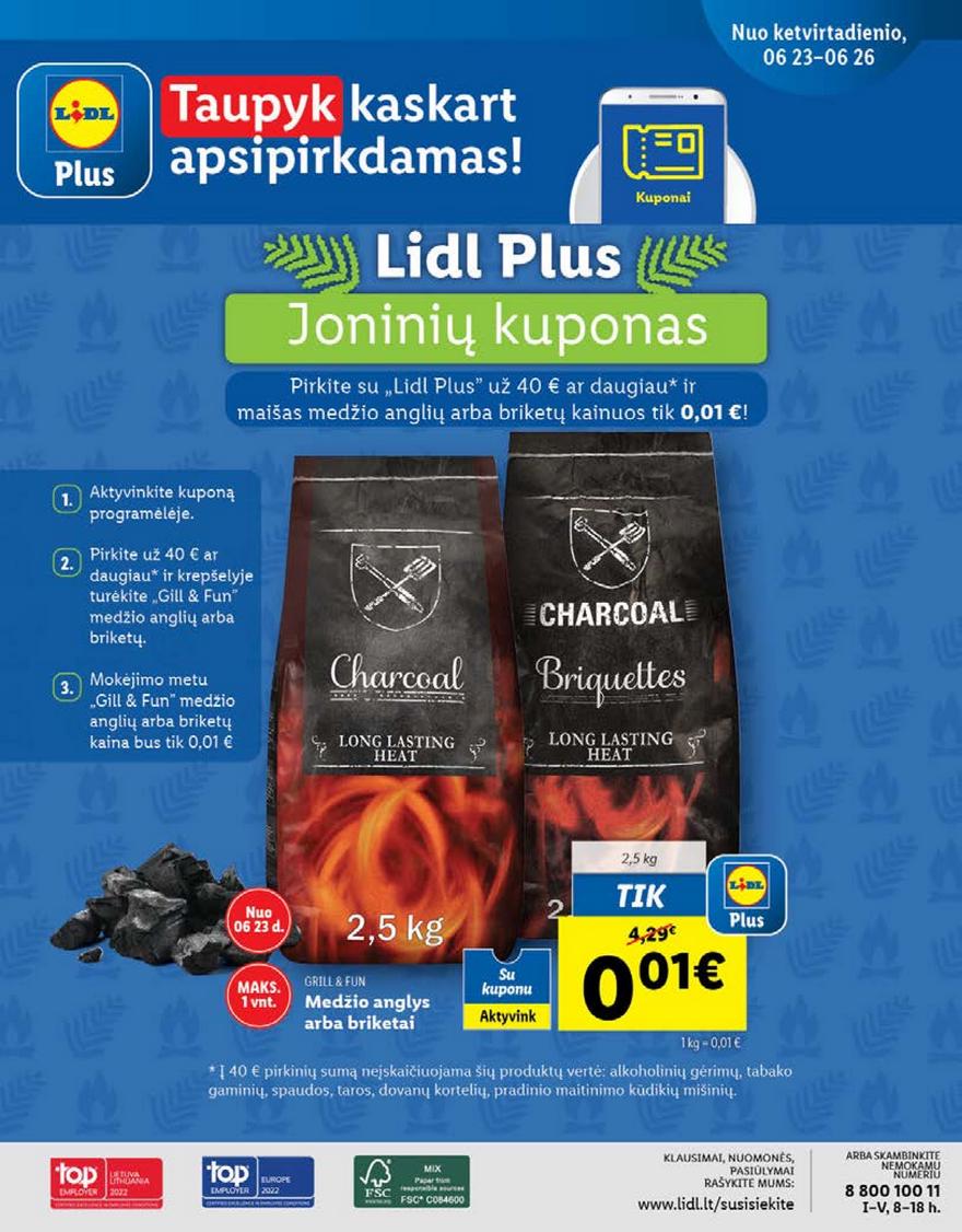 Lidl maisto prekių pasiūlymai akcijos nuo 
  2022-06-20 iki 
  2022-06-26 | Leidinukas.lt puslapis 40