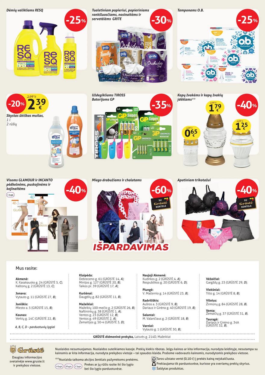 Grūstės leidinys akcijos nuo 
  2025-09-21 iki 
  2025-09-30 | Leidinukas.lt puslapis 12