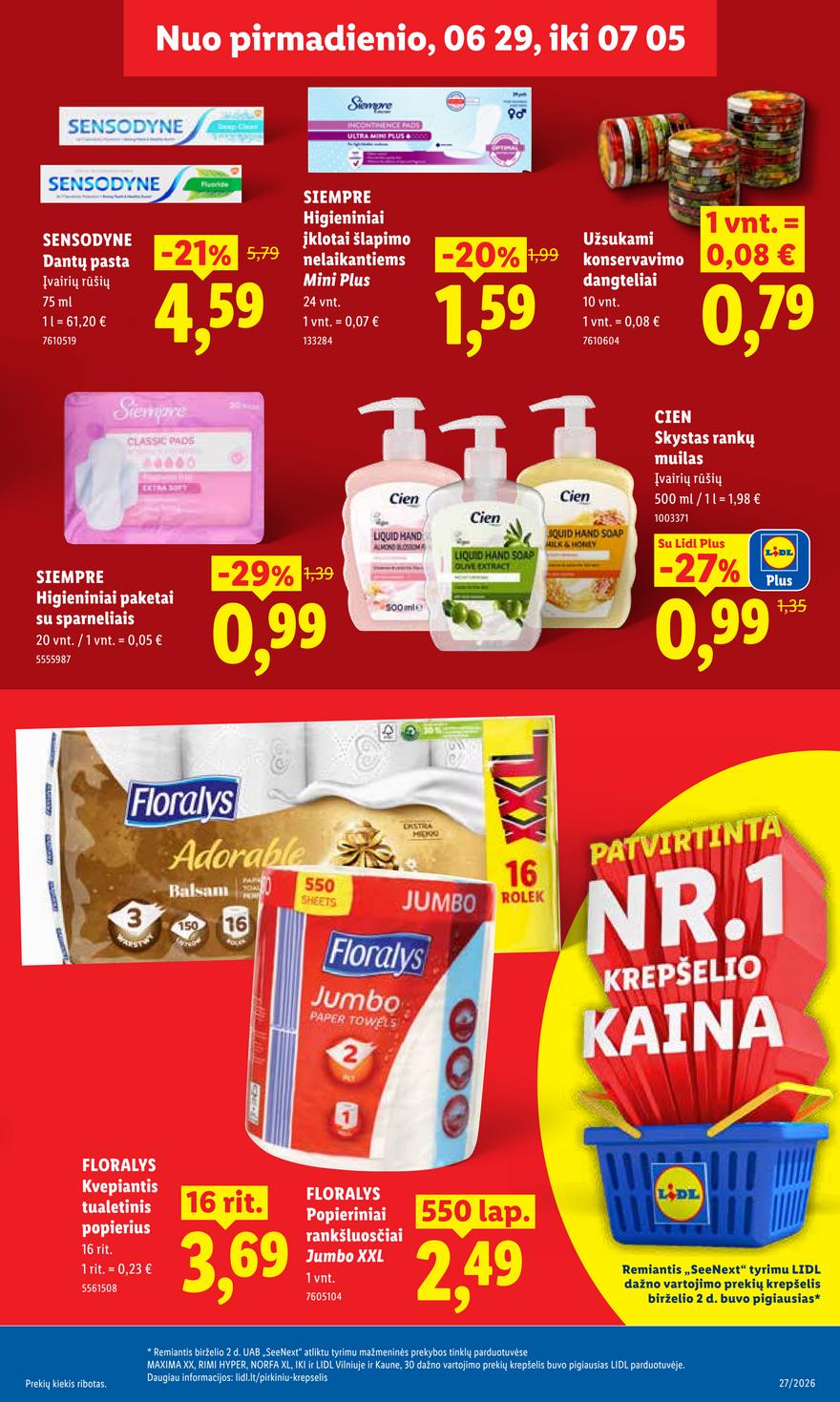 Lidl leidinys akcijos nuo 
  2026-06-29 iki 
  2026-07-05 | Leidinukas.lt puslapis 27