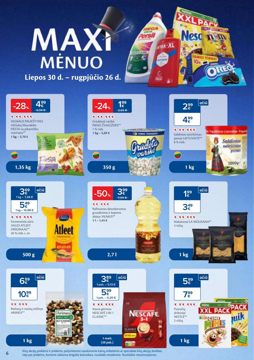 Maxima leidinys akcijos nuo 
  2024-08-13 iki 
  2024-08-19 | Leidinukas.lt puslapis 6