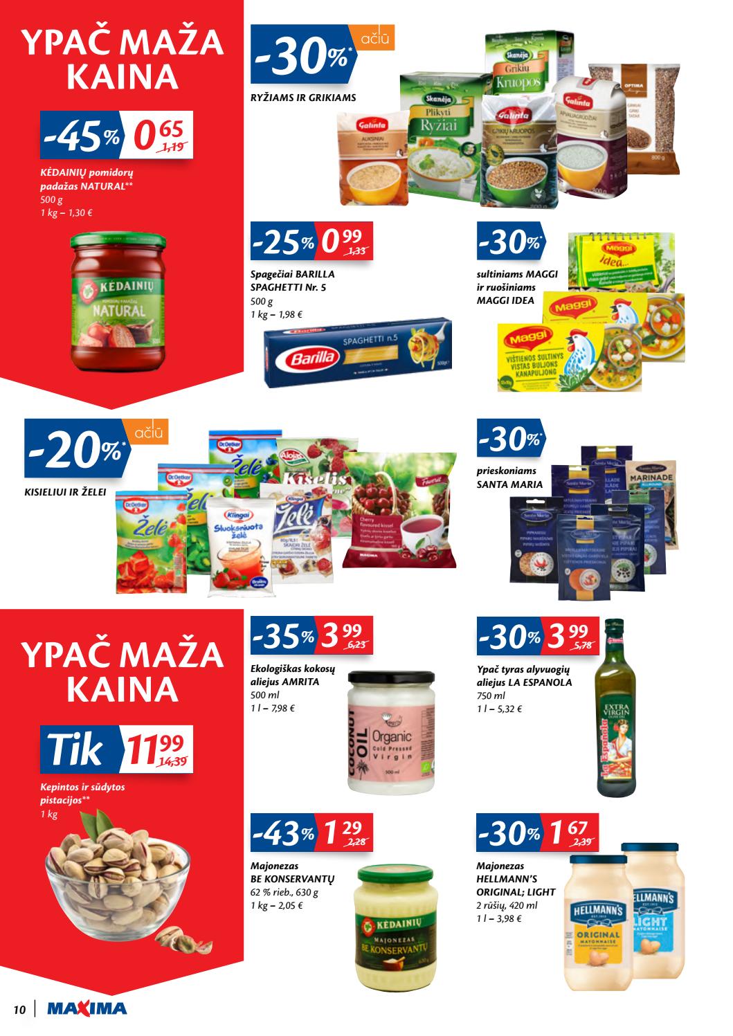 Maxima kaininis leidinys akcijos nuo 
  2020-01-14 iki 
  2020-01-20 | Leidinukas.lt puslapis 10
