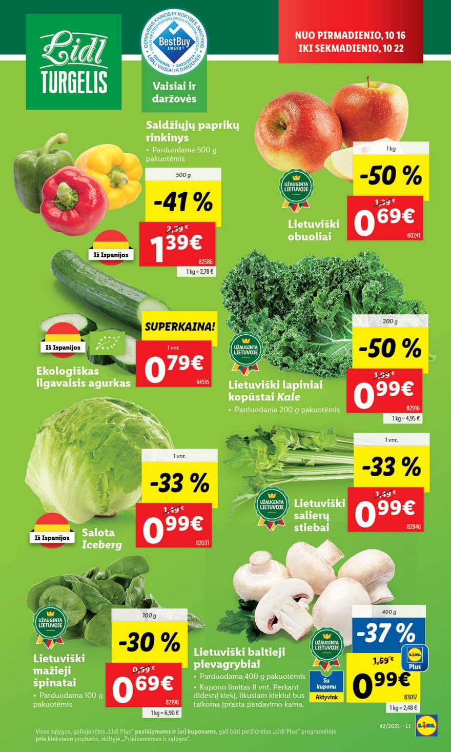 Lidl pasiūlymai akcijos nuo 
  2023-10-16 iki 
  2023-10-22 | Leidinukas.lt puslapis 12