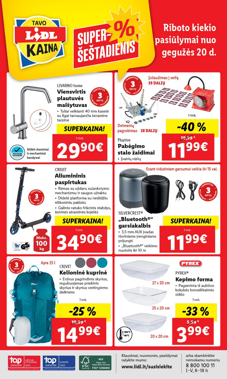 Ldil ne maisto prekių pasiūlymai akcijos nuo 
  2023-05-15 iki 
  2023-05-21 | Leidinukas.lt puslapis 26