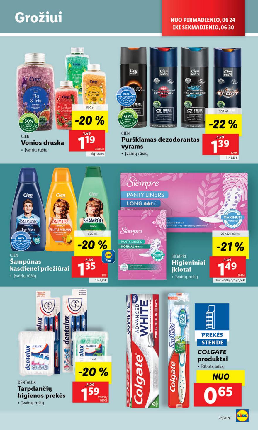 Lidl leidinys naujas akcijos nuo 
  2024-06-24 iki 
  2024-06-30 | Leidinukas.lt puslapis 33