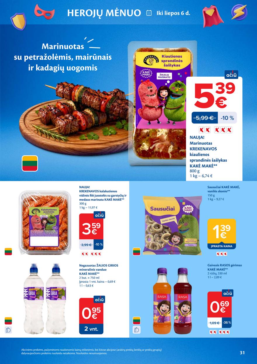 Maxima leidinys akcijos nuo 
  2026-06-30 iki 
  2026-07-06 | Leidinukas.lt puslapis 31