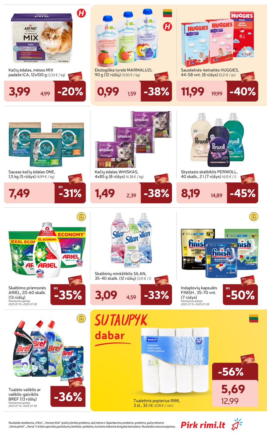 Rimi savaitinis leidinys 29 akcijos nuo 
  2025-07-15 iki 
  2025-07-21 | Leidinukas.lt puslapis 29