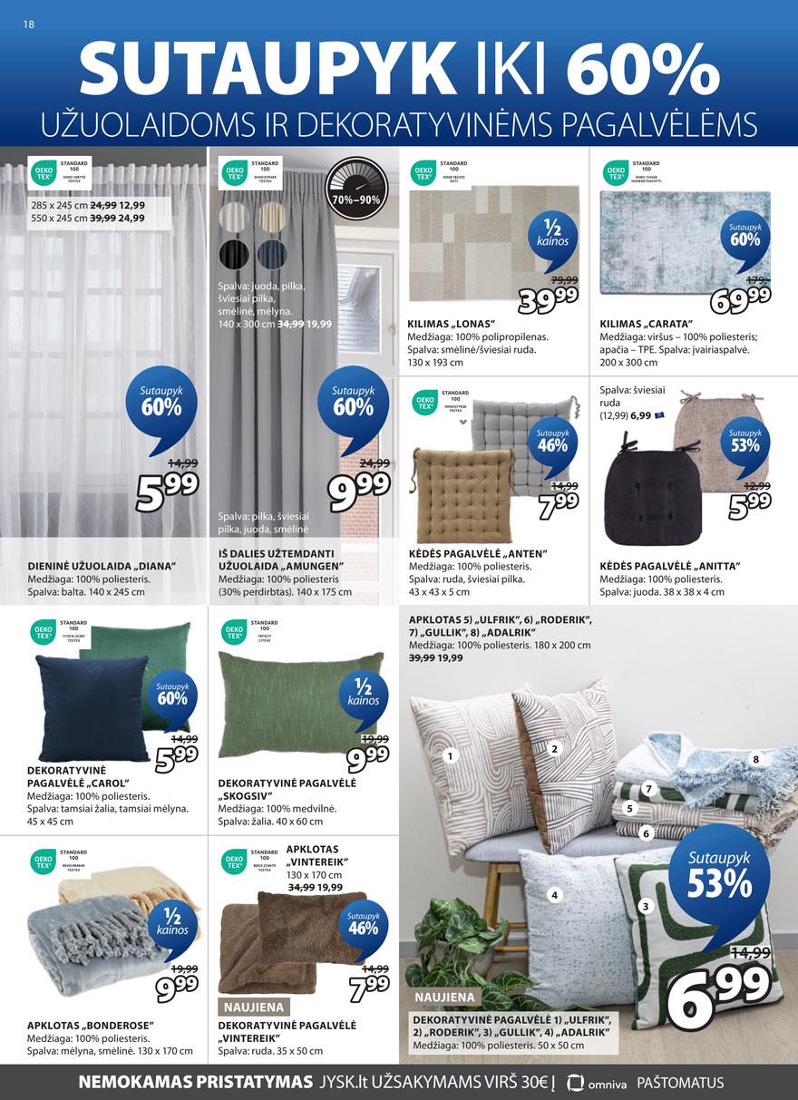 Jysk leidinys akcijos nuo 
  2025-09-09 iki 
  2025-09-22 | Leidinukas.lt puslapis 18