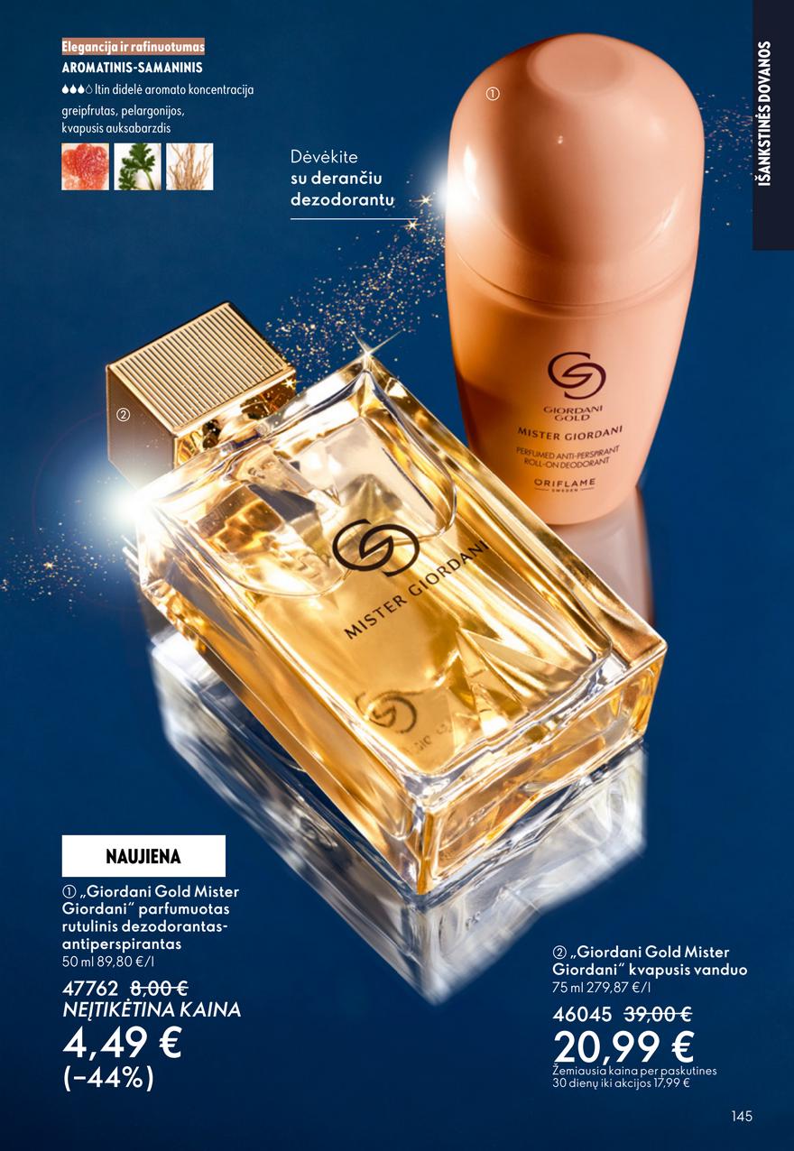 Oriflame katalogas akcijos nuo 
  2025-10-29 iki 
  2025-11-18 | Leidinukas.lt puslapis 145