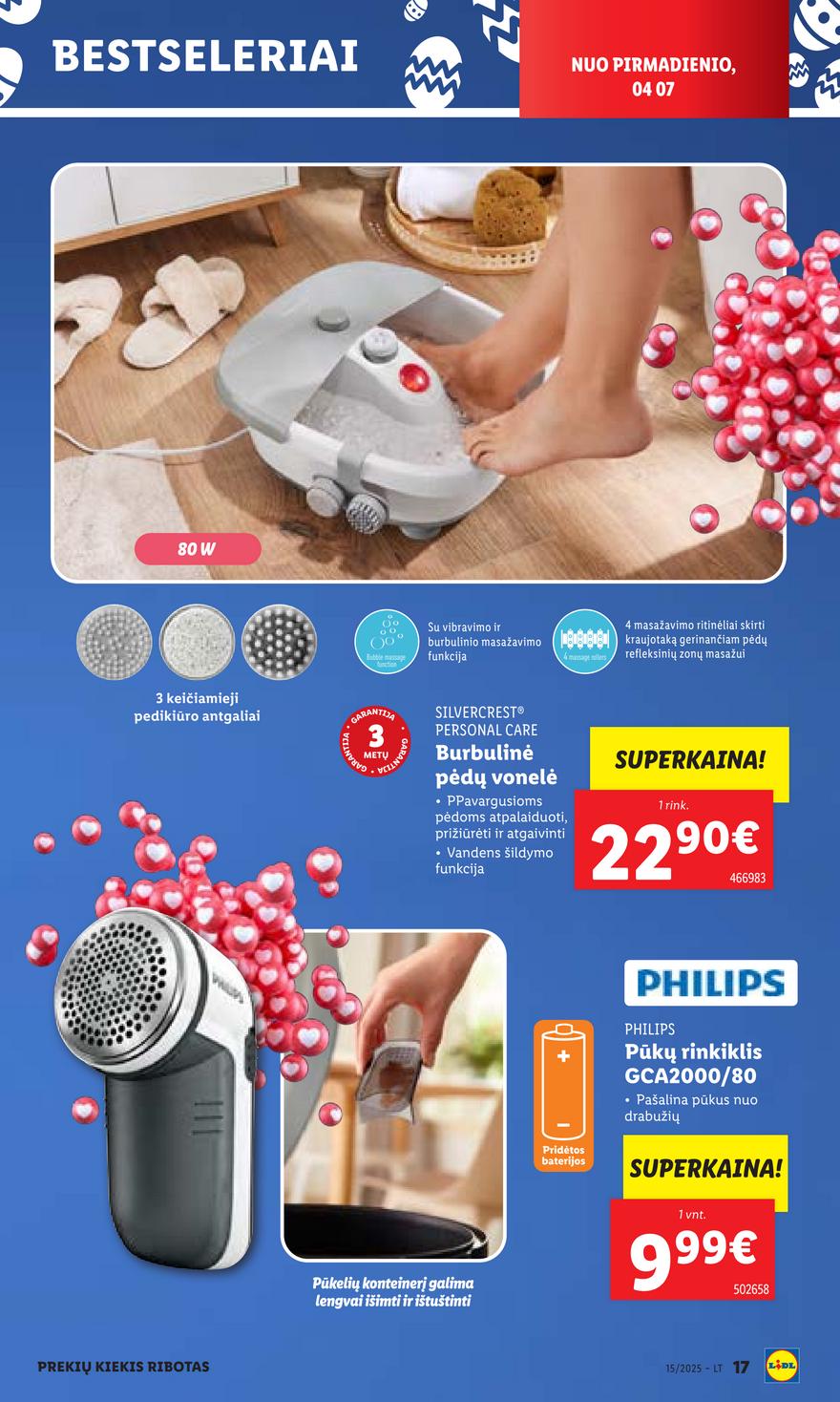 Lidl ne maisto leidinys akcijos nuo 
  2025-04-07 iki 
  2025-04-13 | Leidinukas.lt puslapis 17
