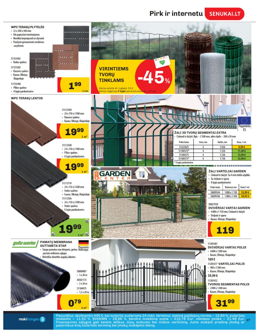 Senukai reklaminis leidinys akcijos nuo 
  2019-08-29 iki 
  2019-09-16 | Leidinukas.lt puslapis 27