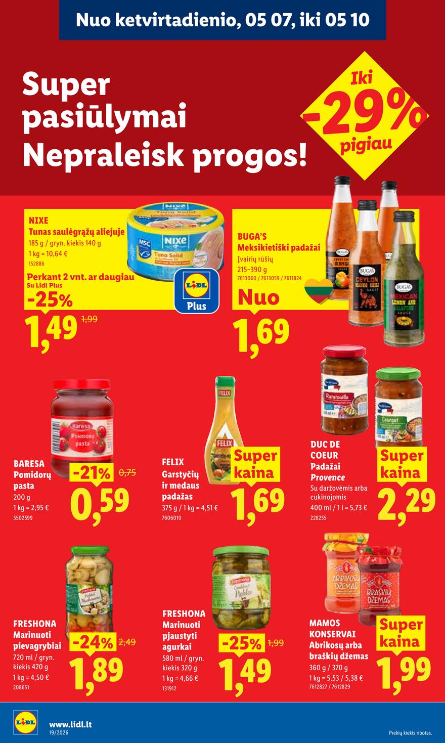 Lidl leidinys akcijos nuo 
  2026-05-04 iki 
  2026-05-10 | Leidinukas.lt puslapis 42