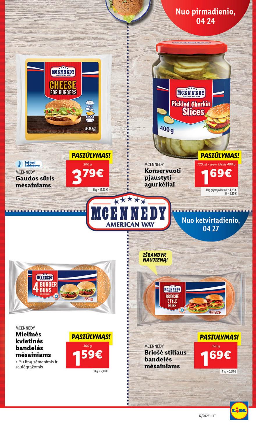 Lidl maisto prekių pasiūlymai akcijos nuo 
  2023-04-24 iki 
  2023-05-01 | Leidinukas.lt puslapis 24