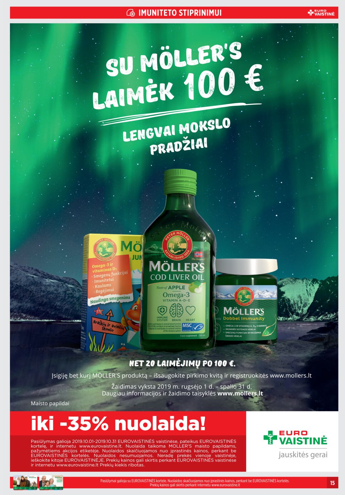 Euro vaistinė leidinys akcijos nuo 
  2019-10-01 iki 
  2019-10-31 | Leidinukas.lt puslapis 15