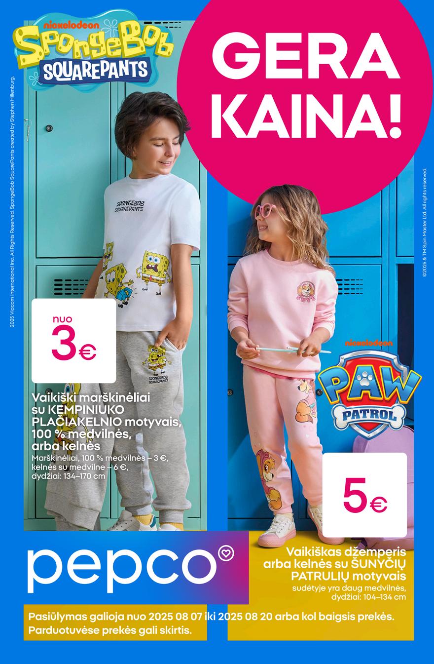 Pepco leidinys akcijos nuo 
  2025-08-07 iki 
  2025-08-20 | Leidinukas.lt puslapis 1