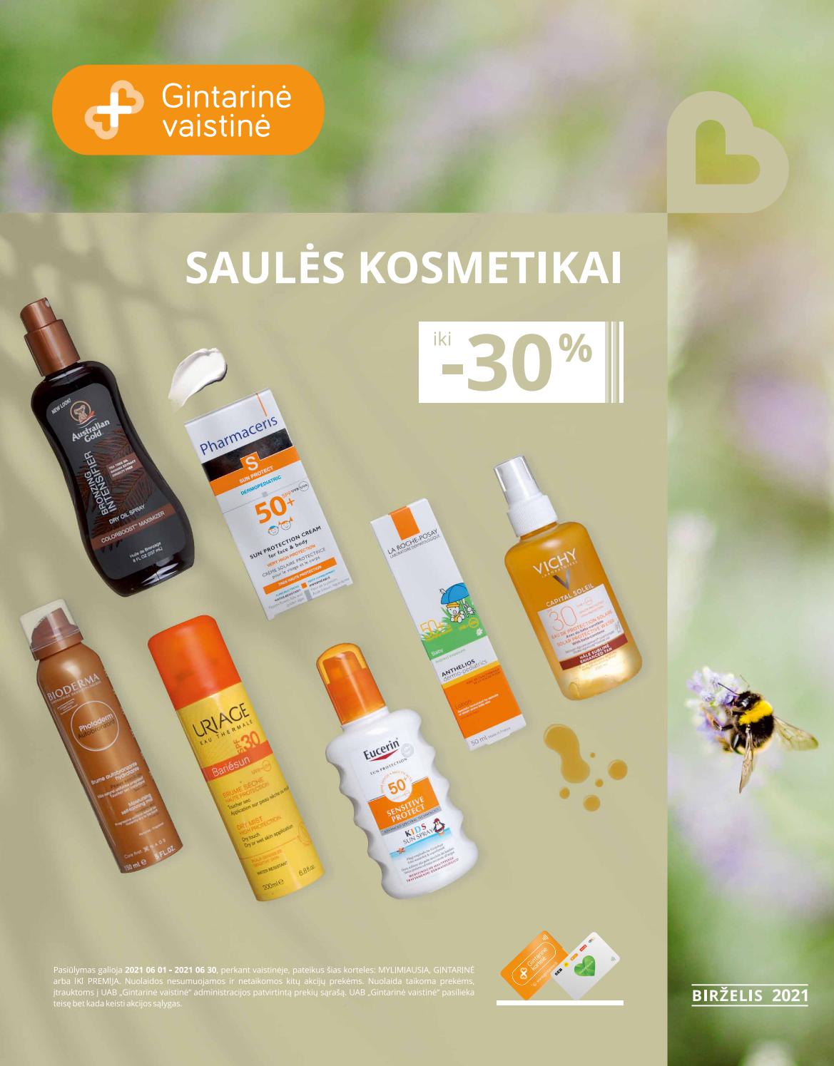 Gintarinė vaistinė leidinys akcijos nuo
2021-06-01 iki
2021-06-30 | Leidinukas.lt puslapis 1