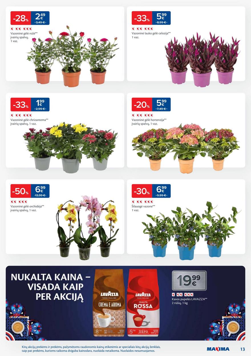 Maxima savaitinis leidinys akcijos nuo 
  2025-07-22 iki 
  2025-07-28 | Leidinukas.lt puslapis 13