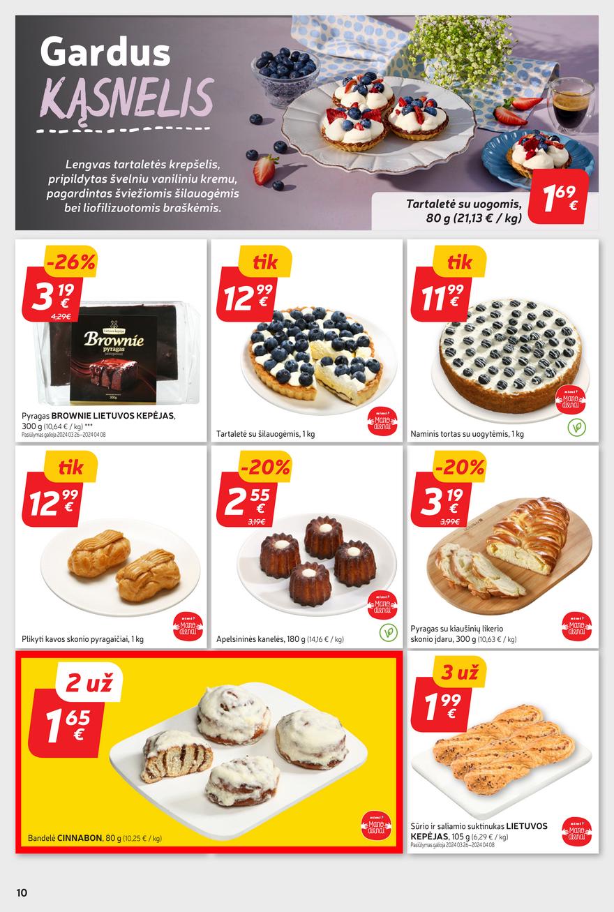 Rimi savaitinis leidinys akcijos nuo 
  2024-04-02 iki 
  2024-04-08 | Leidinukas.lt puslapis 10