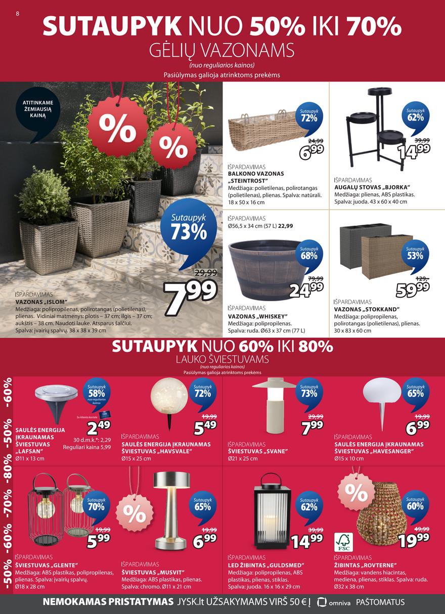 Jysk leidinys akcijos nuo 
  2026-07-14 iki 
  2026-07-27 | Leidinukas.lt puslapis 8