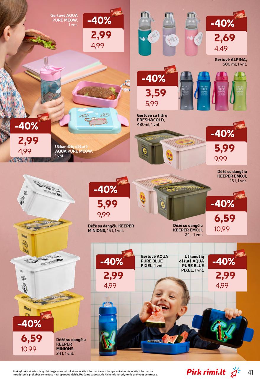 Rimi mokyklinis nuolaidų leidinys akcijos nuo 
  2026-07-28 iki 
  2026-09-07 | Leidinukas.lt puslapis 41