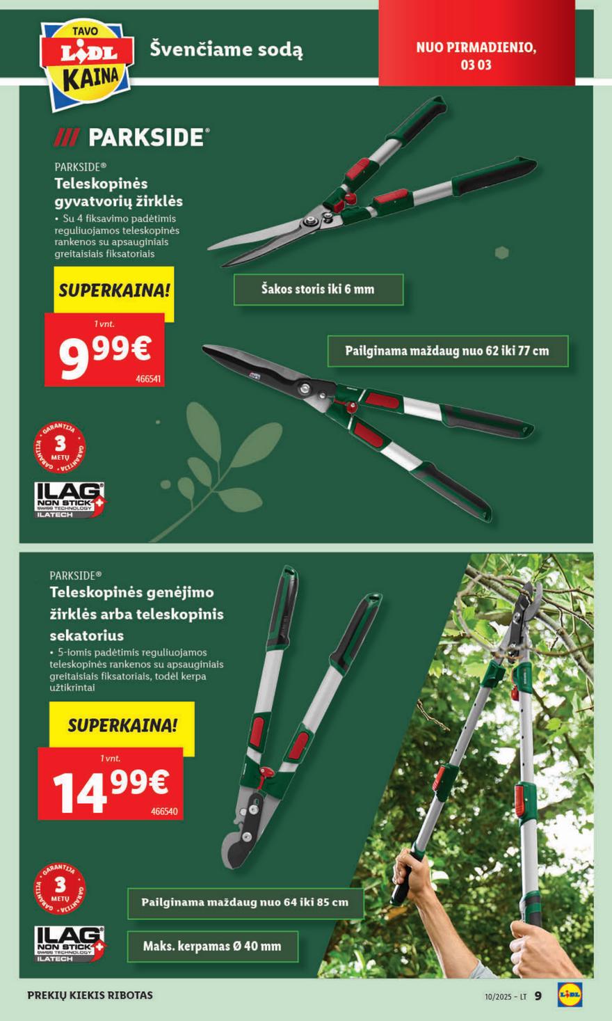 Lidl ne maisto leidinys akcijos nuo 
  2025-03-03 iki 
  2025-03-09 | Leidinukas.lt puslapis 9