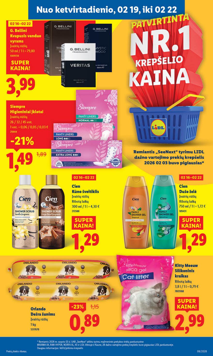 Lidl leidinys akcijos nuo 
  2026-02-16 iki 
  2026-02-22 | Leidinukas.lt puslapis 29