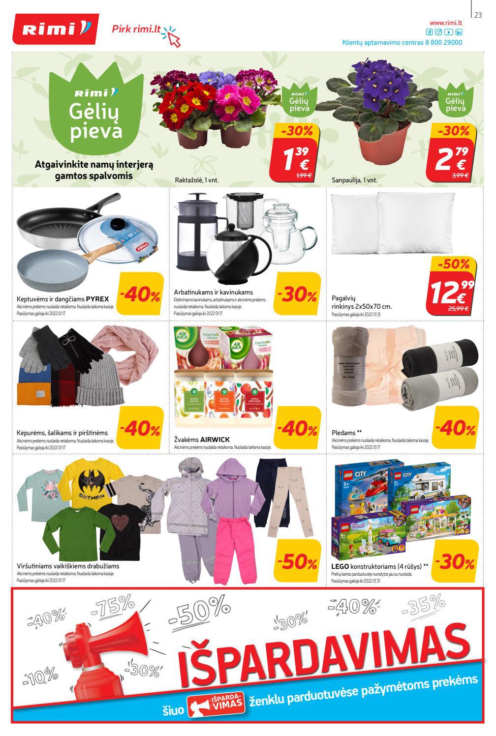 Rimi savaitinis leidinys akcijos nuo 
  2022-01-04 iki 
  2022-01-10 | Leidinukas.lt puslapis 23
