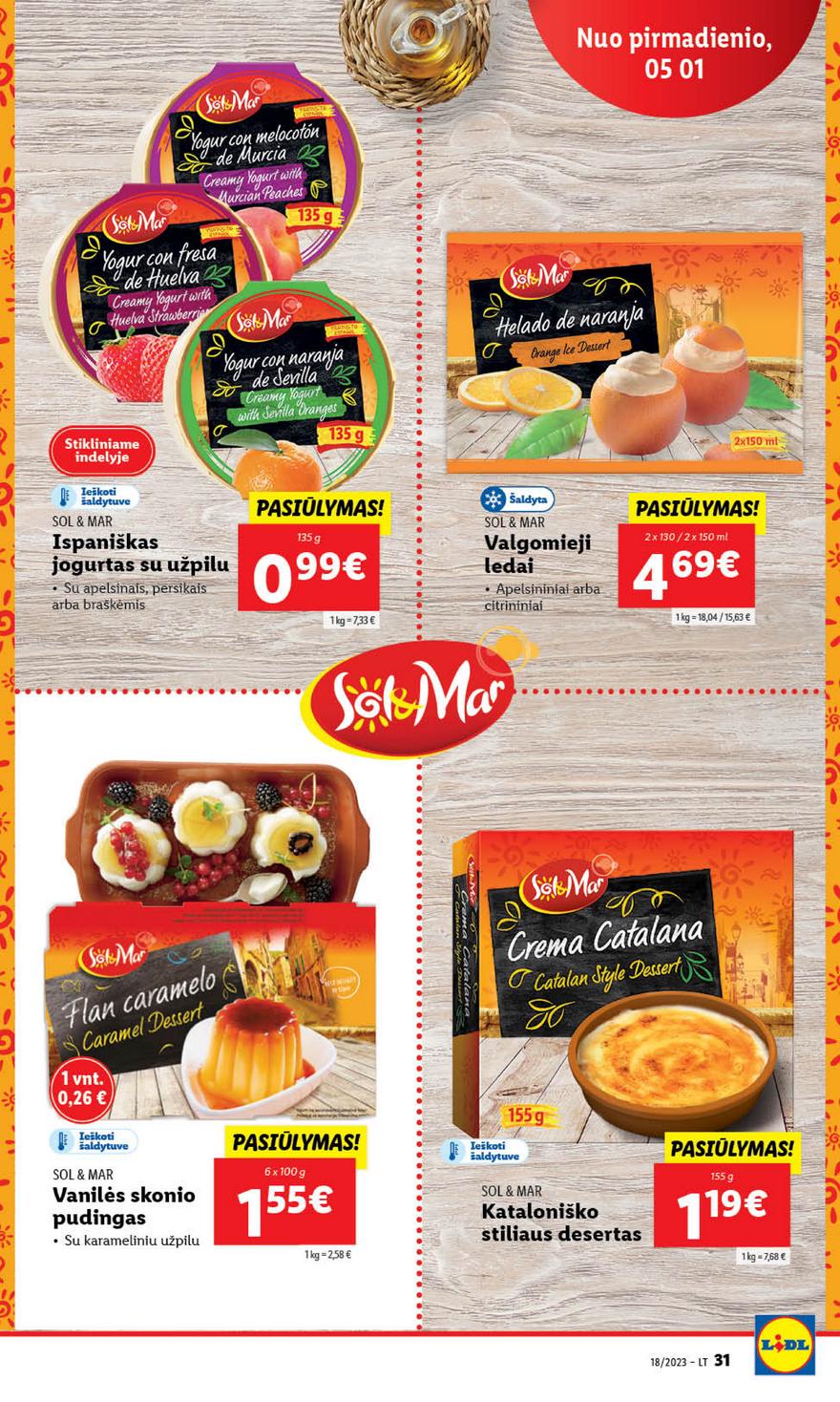 Lidl pasiūlymai akcijos nuo 
  2023-05-01 iki 
  2023-05-07 | Leidinukas.lt puslapis 31