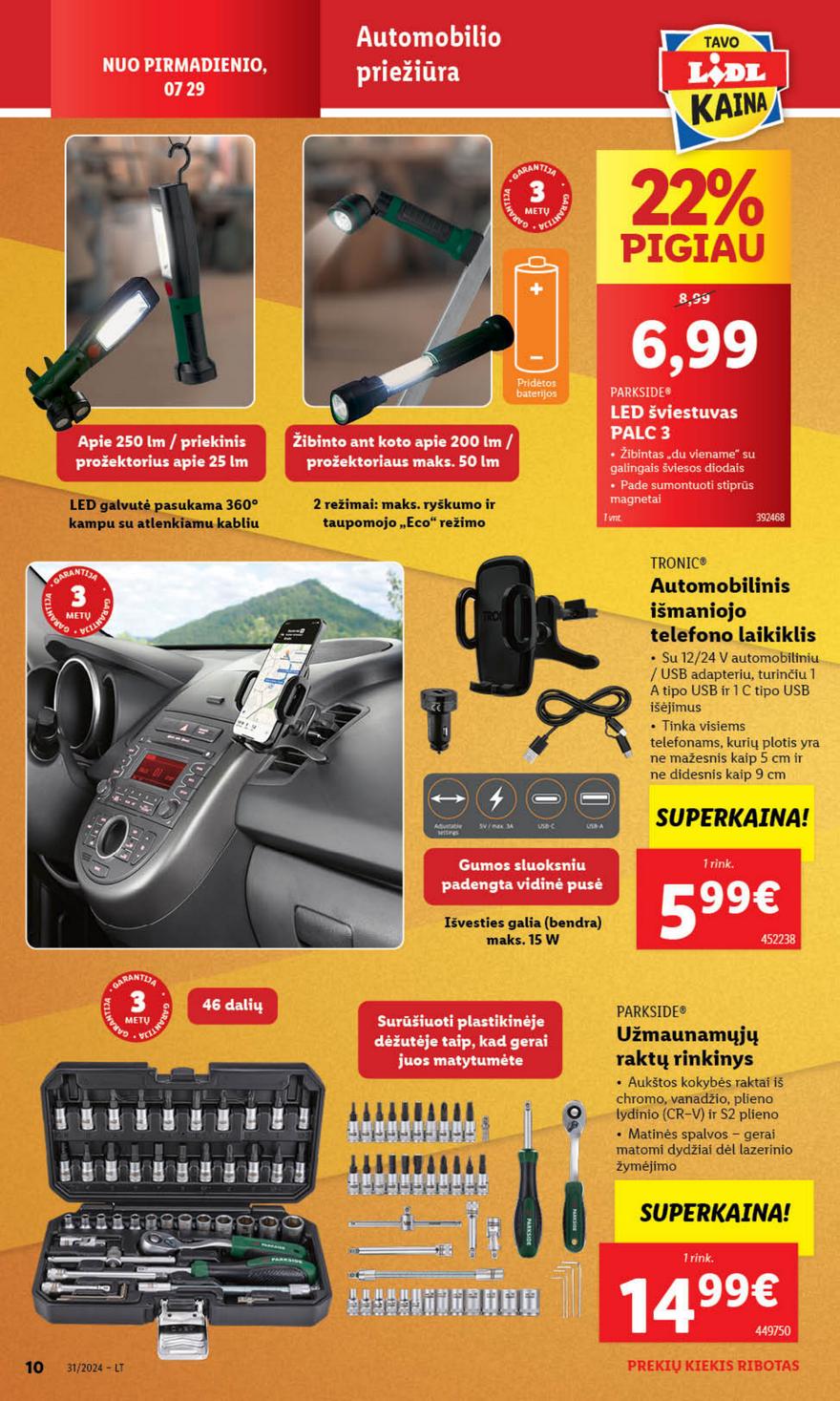 Lidl leidinys akcijos nuo 
  2024-07-29 iki 
  2024-08-04 | Leidinukas.lt puslapis 10