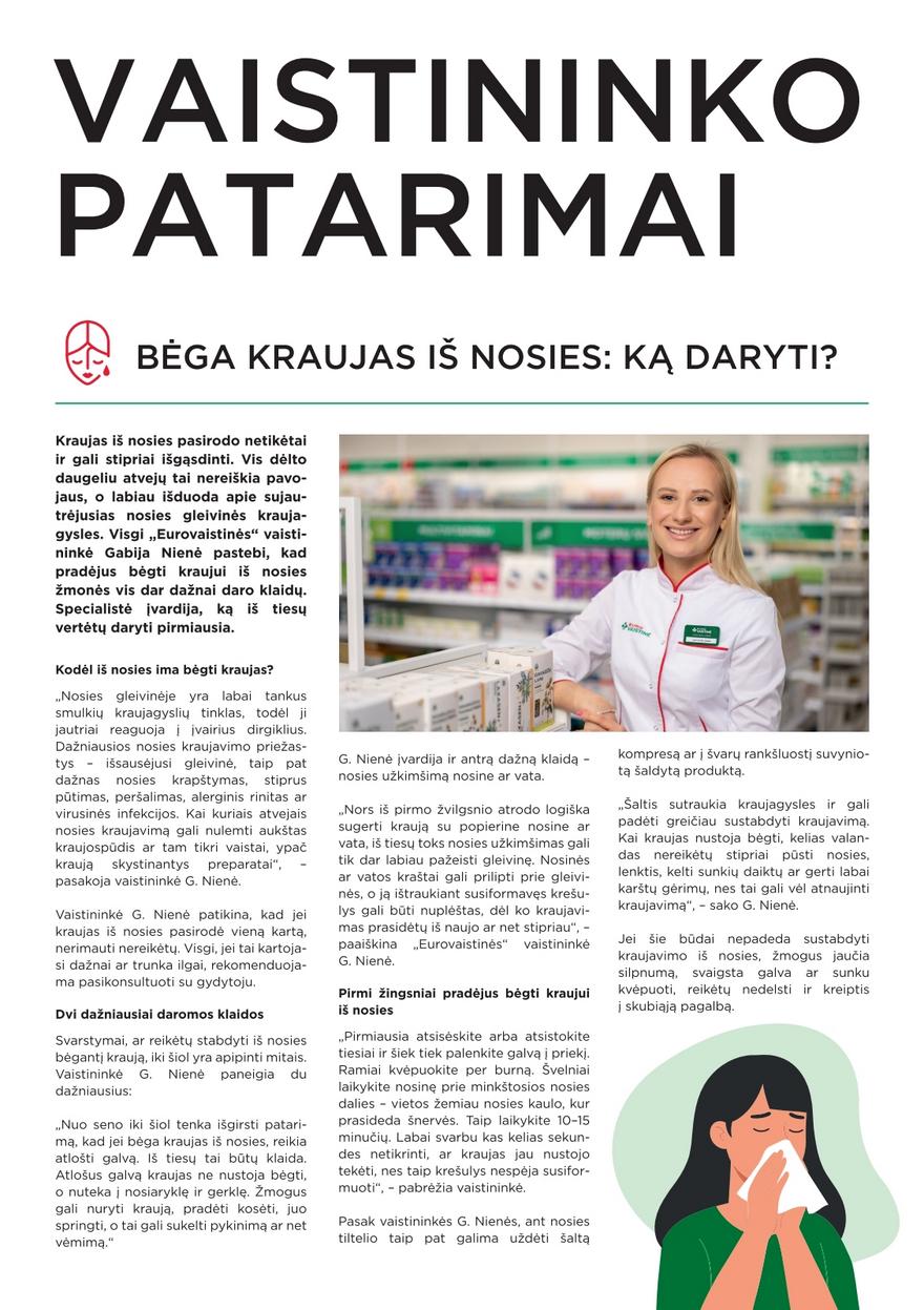 Euro vaistinė katalogas akcijos nuo 
  2026-06-01 iki 
  2026-06-30 | Leidinukas.lt puslapis 21